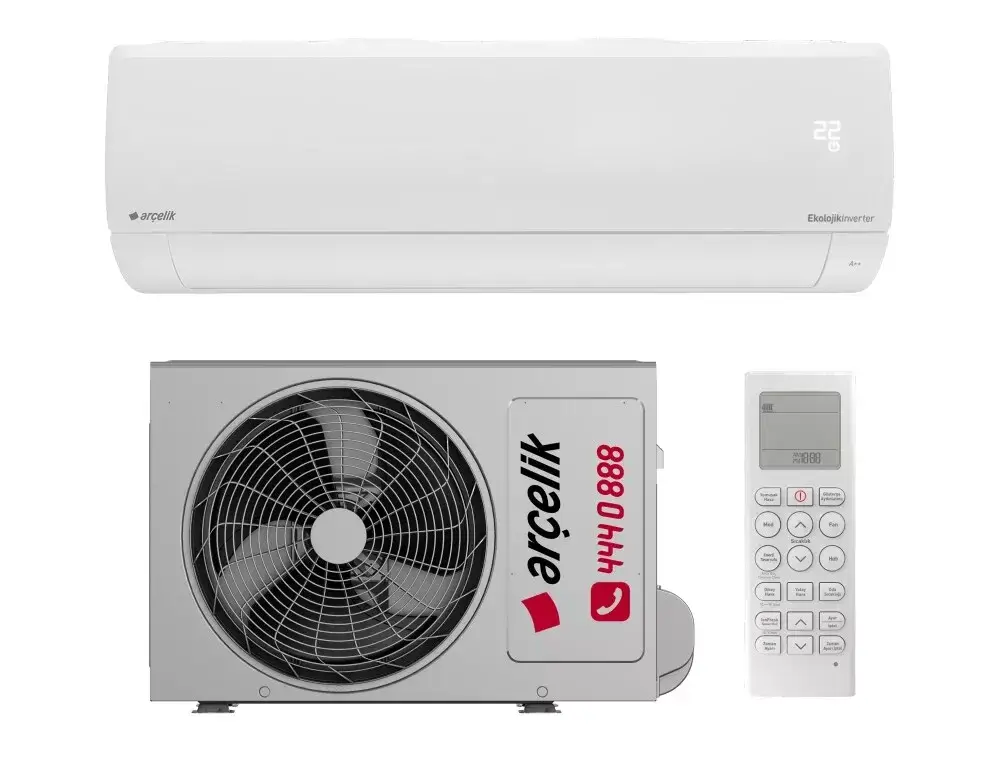 Arçelik Ekolojik Inverter klima iç ve dış ünite